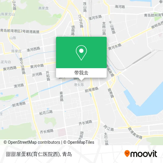 甜甜屋蛋糕(育仁医院西)地图