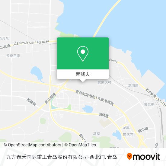 九方泰禾国际重工青岛股份有限公司-西北门地图
