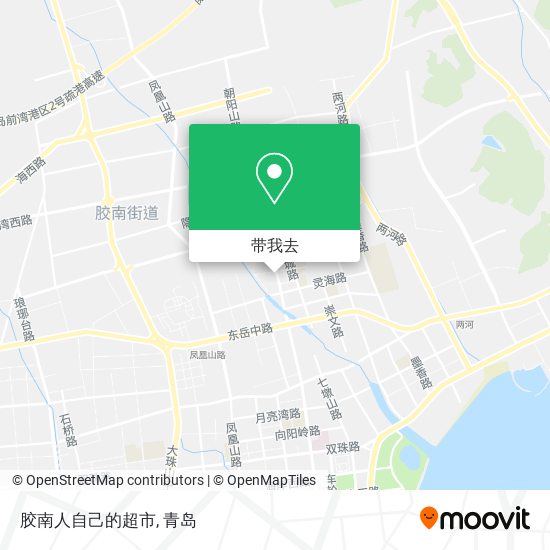 胶南人自己的超市地图