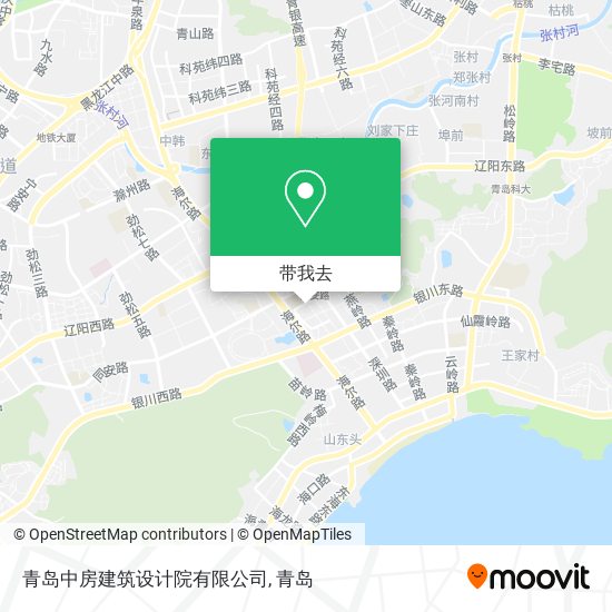 青岛中房建筑设计院有限公司地图