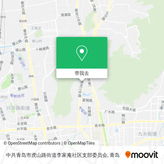 中共青岛市虎山路街道李家庵社区支部委员会地图