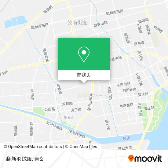 翻新羽绒服地图