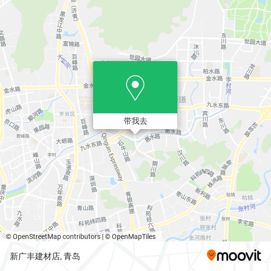 新广丰建材店地图