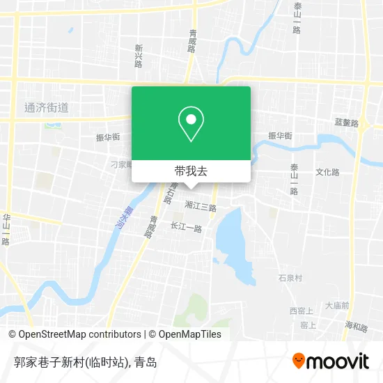 郭家巷子新村(临时站)地图
