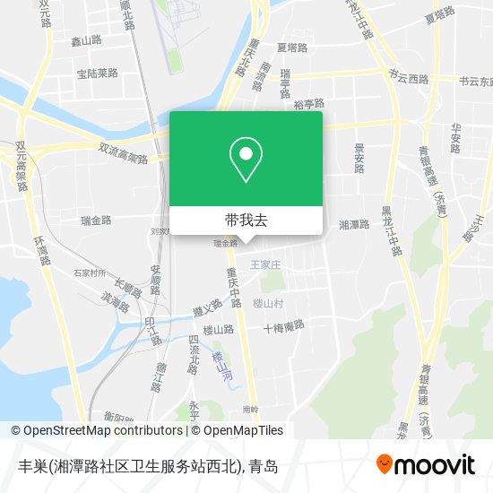 丰巣(湘潭路社区卫生服务站西北)地图