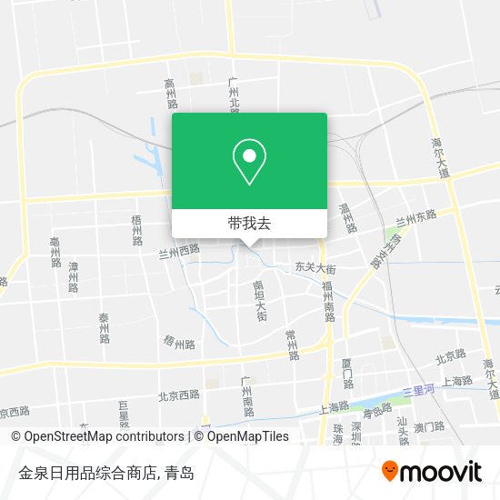 金泉日用品综合商店地图