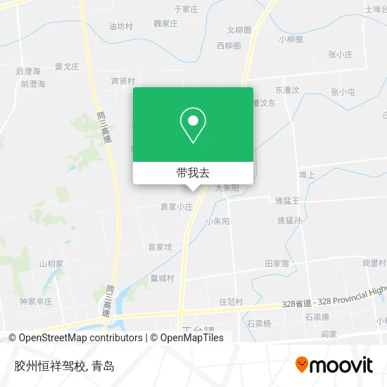 胶州恒祥驾校地图