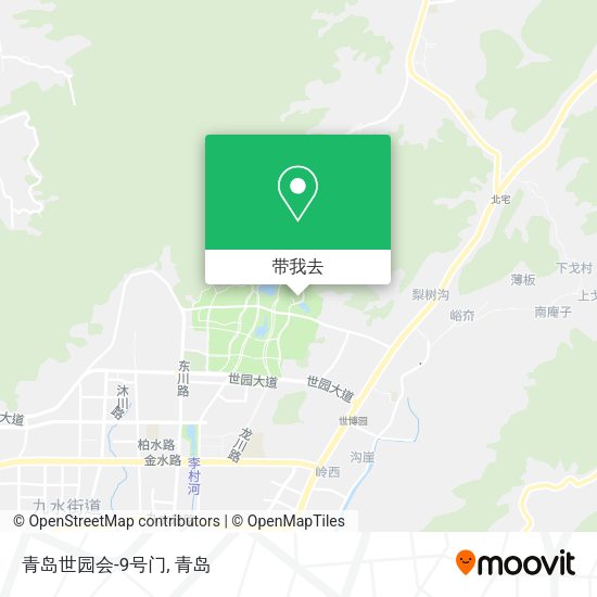 青岛世园会-9号门地图