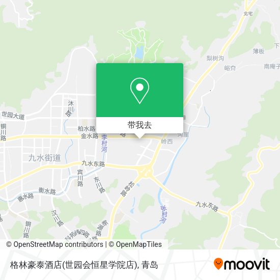 格林豪泰酒店(世园会恒星学院店)地图