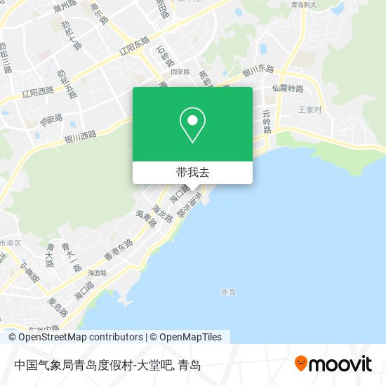 中国气象局青岛度假村-大堂吧地图