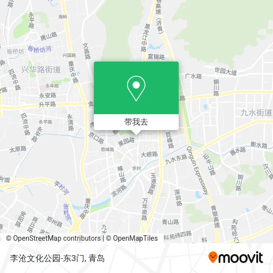 李沧文化公园-东3门地图