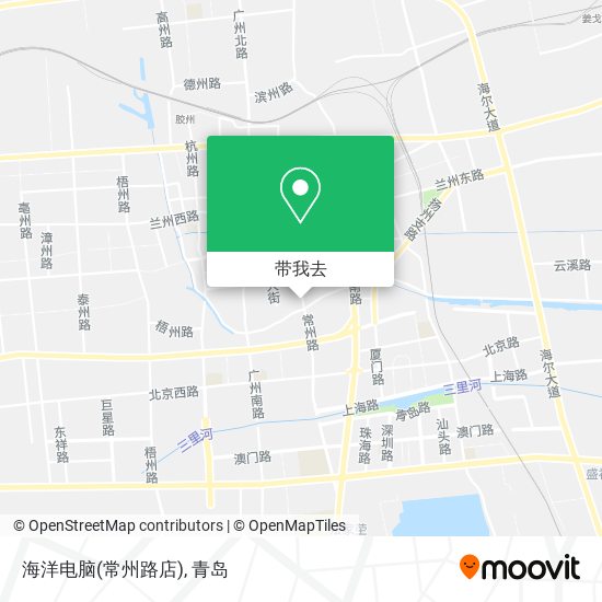 海洋电脑(常州路店)地图