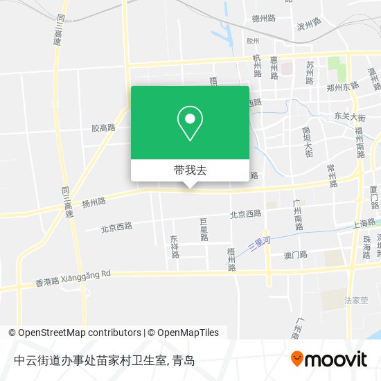 中云街道办事处苗家村卫生室地图