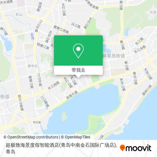 超极致海景度假智能酒店(青岛中南金石国际广场店)地图