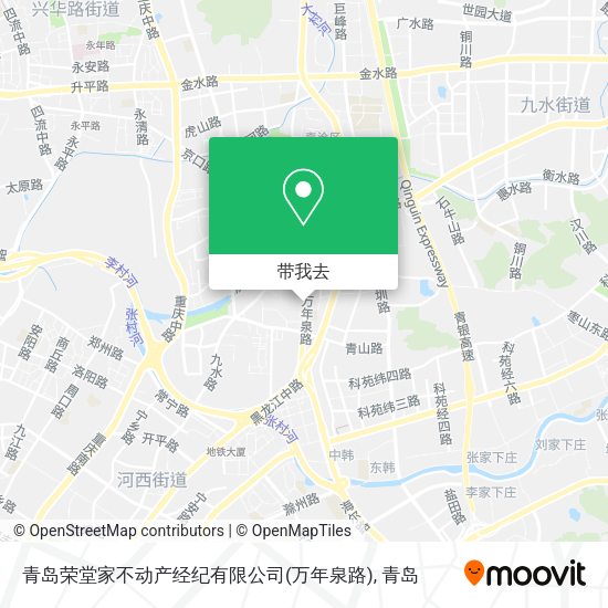 青岛荣堂家不动产经纪有限公司(万年泉路)地图