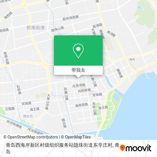 青岛西海岸新区村级组织服务站隐珠街道东辛庄村地图