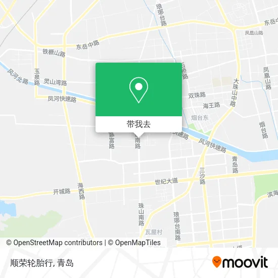 顺荣轮胎行地图