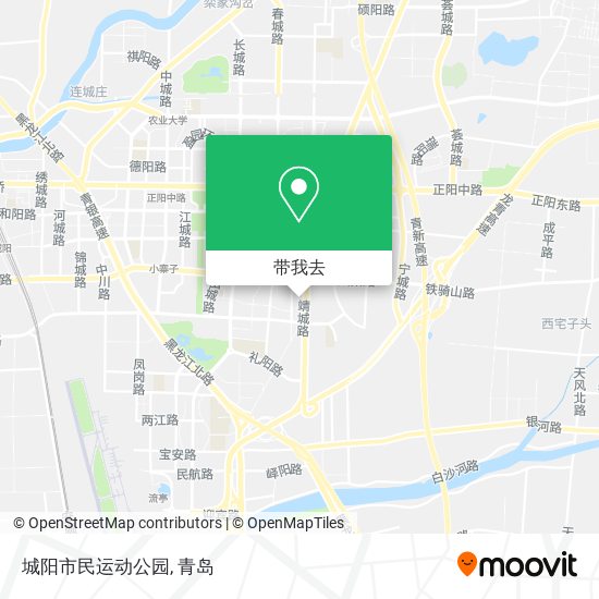 城阳市民运动公园地图