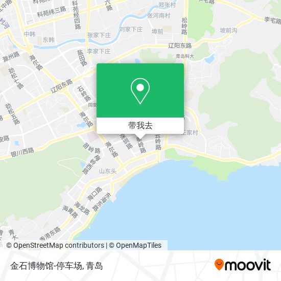 金石博物馆-停车场地图