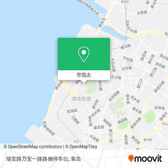 瑞安路万安一路路侧停车位地图