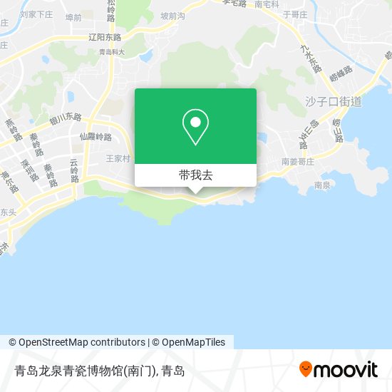 青岛龙泉青瓷博物馆(南门)地图