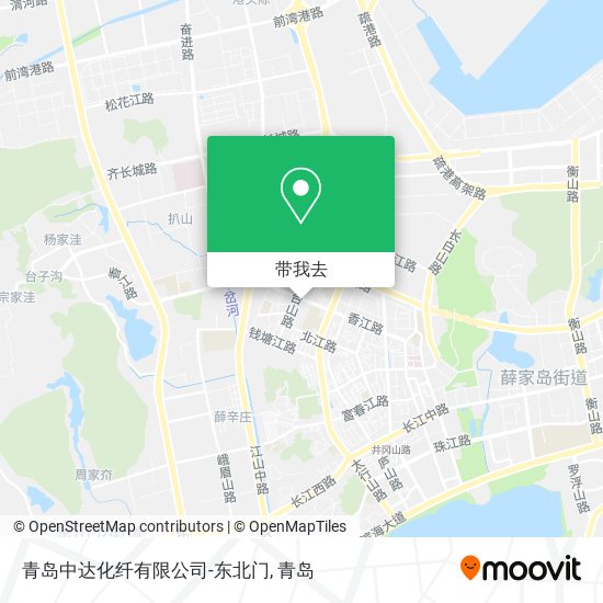 青岛中达化纤有限公司-东北门地图