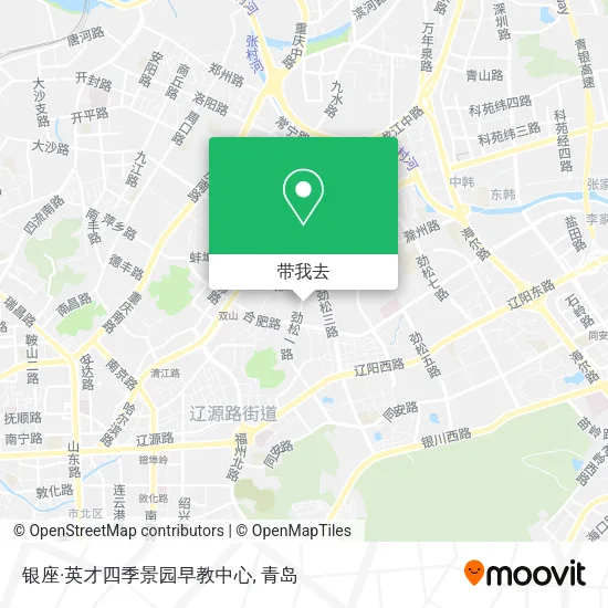银座·英才四季景园早教中心地图