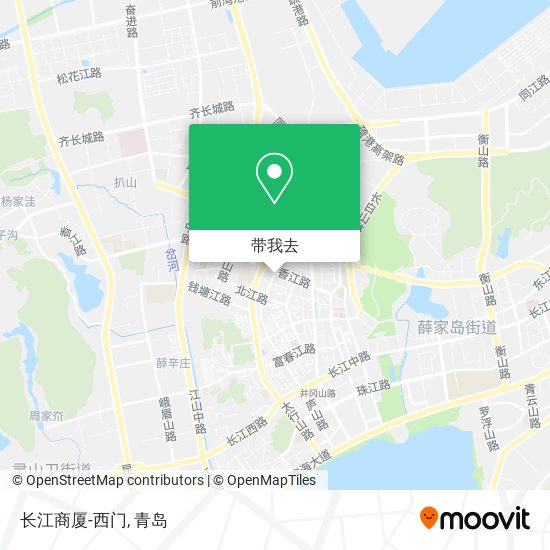 长江商厦-西门地图