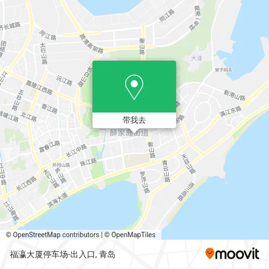 福瀛大厦停车场-出入口地图