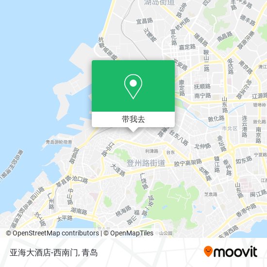 亚海大酒店-西南门地图