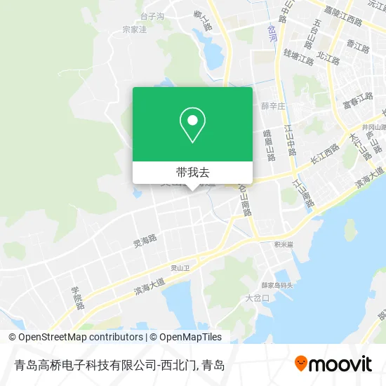 青岛高桥电子科技有限公司-西北门地图