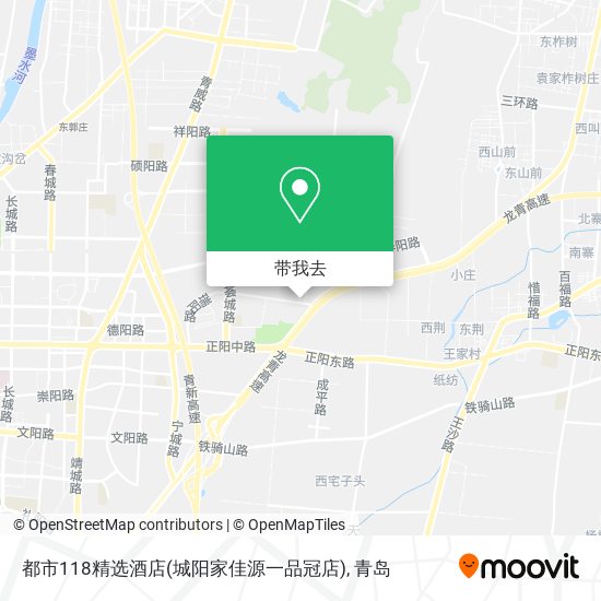 都市118精选酒店(城阳家佳源一品冠店)地图