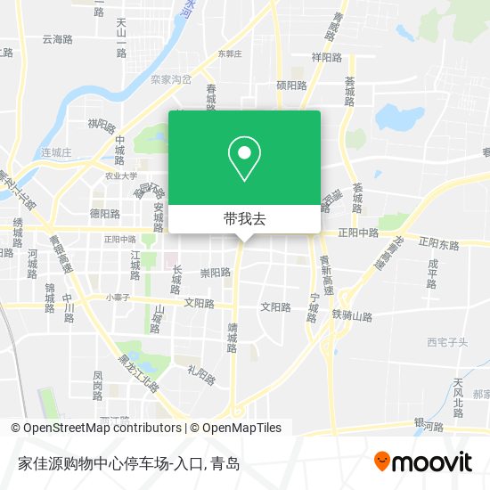 家佳源购物中心停车场-入口地图