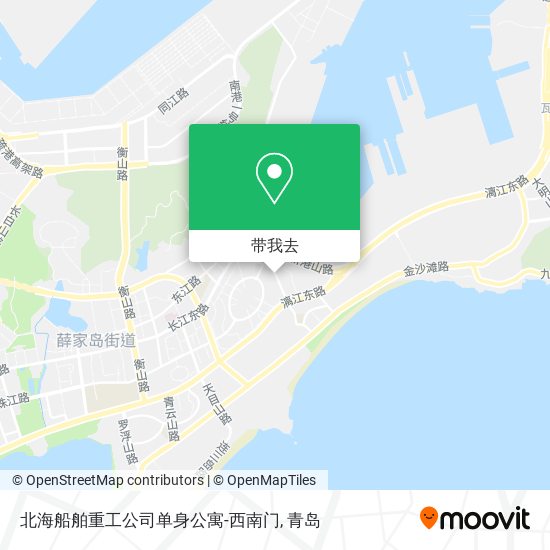 北海船舶重工公司单身公寓-西南门地图