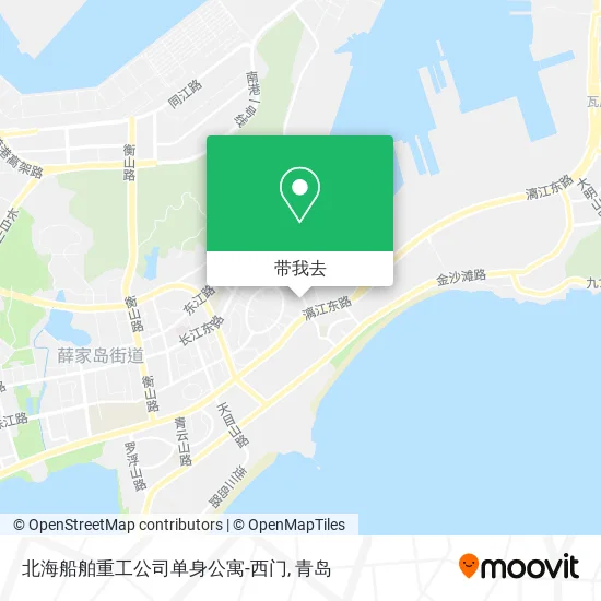 北海船舶重工公司单身公寓-西门地图