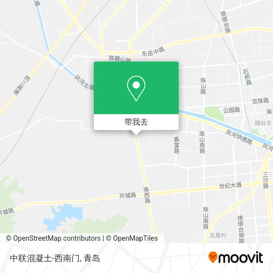 中联混凝土-西南门地图