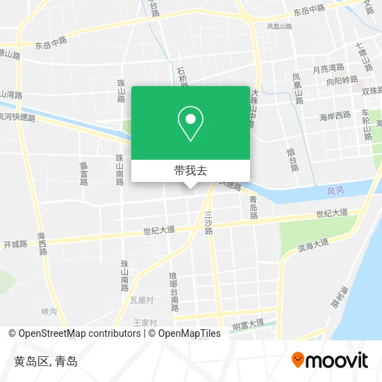 黄岛区地图