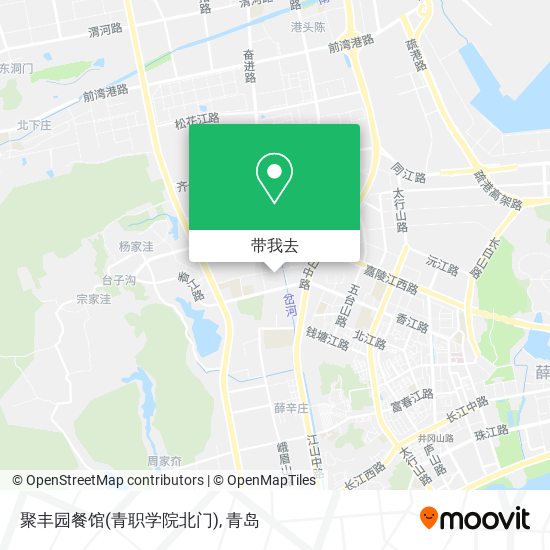 聚丰园餐馆(青职学院北门)地图