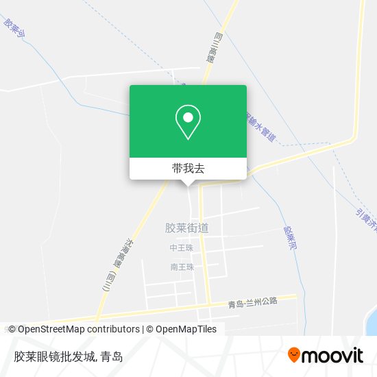 胶莱眼镜批发城地图