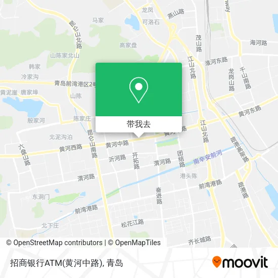 招商银行ATM(黄河中路)地图