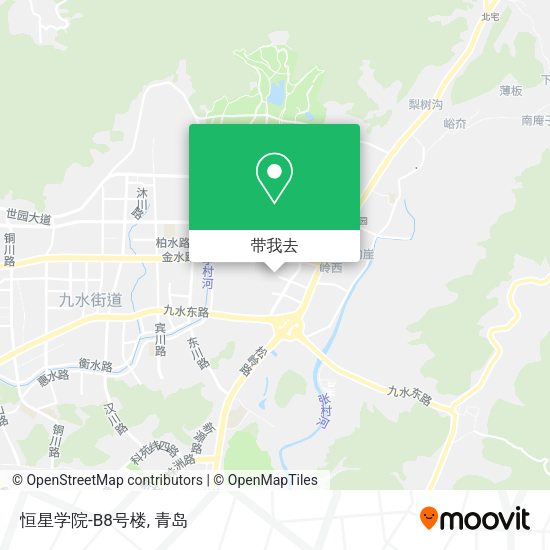 恒星学院-B8号楼地图