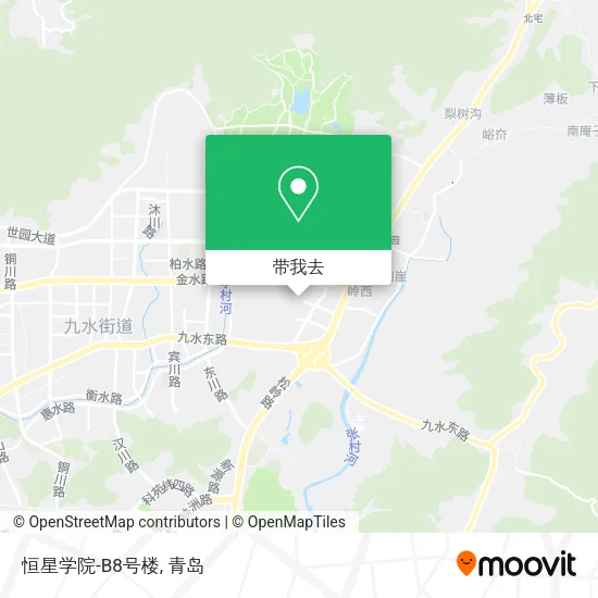 恒星学院-B8号楼地图