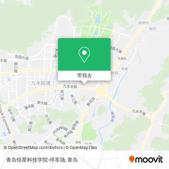 青岛恒星科技学院-停车场地图