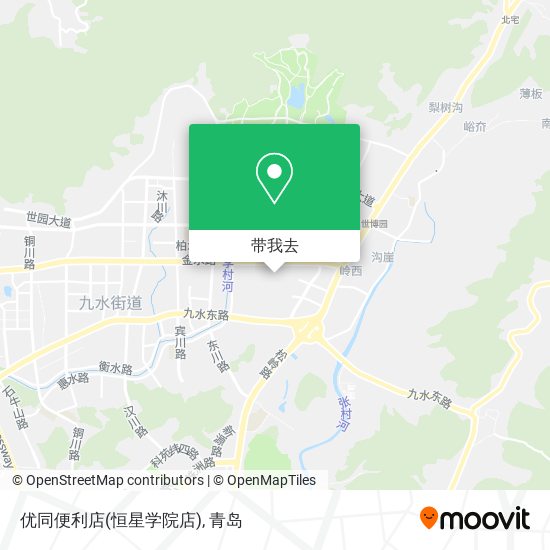 优同便利店(恒星学院店)地图