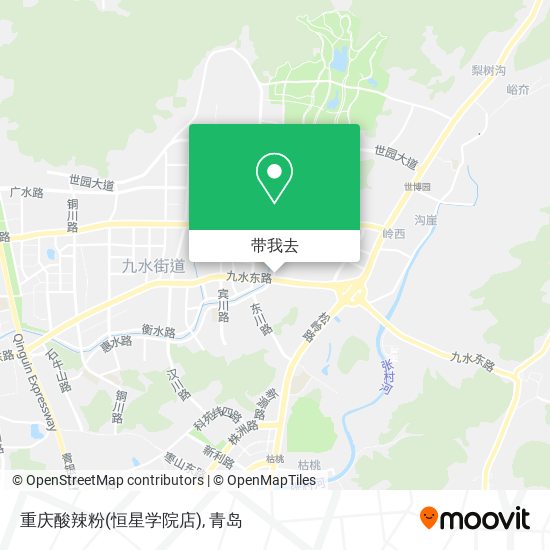 重庆酸辣粉(恒星学院店)地图
