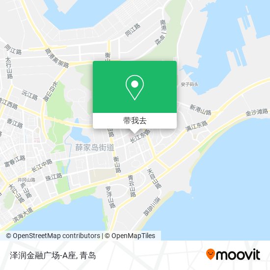 泽润金融广场-A座地图