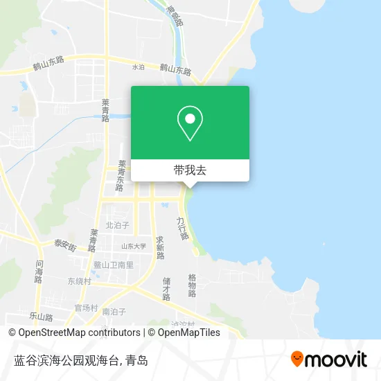 蓝谷滨海公园观海台地图