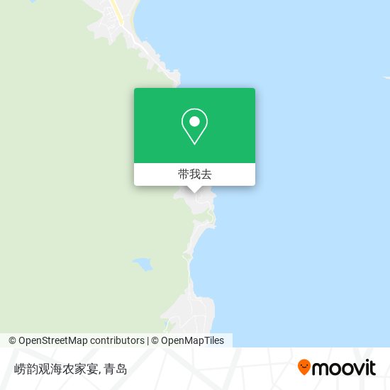 崂韵观海农家宴地图
