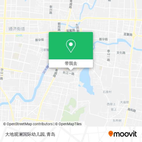 大地观澜国际幼儿园地图