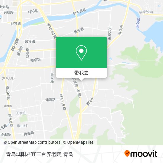 青岛城阳君宜三台养老院地图